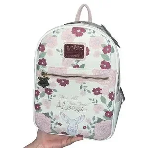 Loungefly Harry Potter Always Floral Mini Backpack - BoxLunch Exclusive NWT Loungefly Harry Potter Always Floral Mini Backpack -... | Depop main image 4